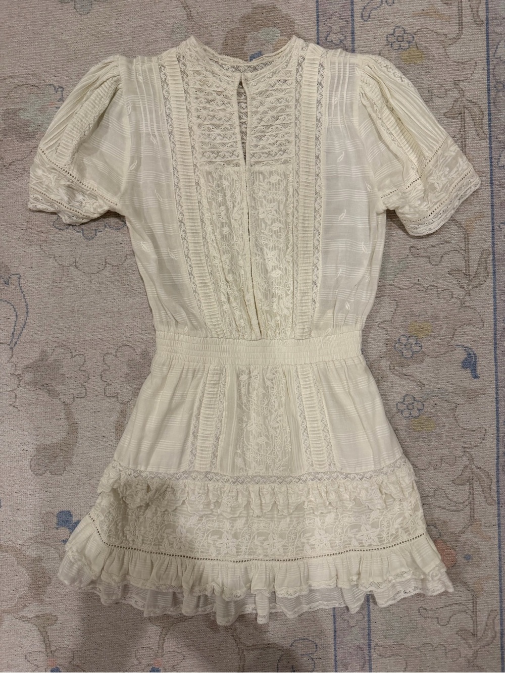 LoveShackFancy LEIGHTON DRESS - RIVIERA - Picture 6 of 6